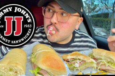 JIMMY JOHNS MUKBANG Trying For the First Time