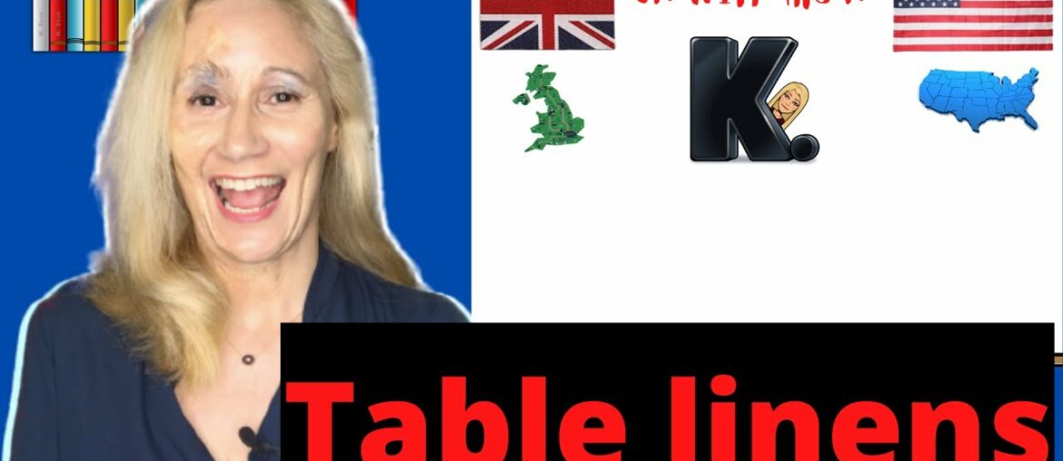 TABLE LINENS-VOCABULARY.