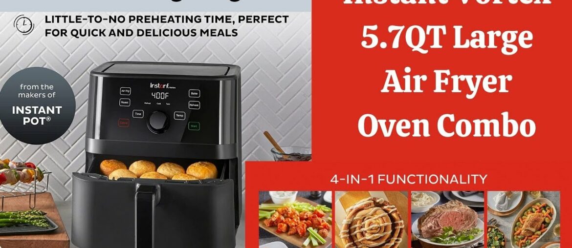 Air Fryer Instant Vortex 5.7QT Large Oven Combo Air Fryer Instant Vortex 5.7QT Large Oven Combo