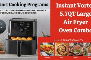 Air Fryer Instant Vortex 5.7QT Large Oven Combo