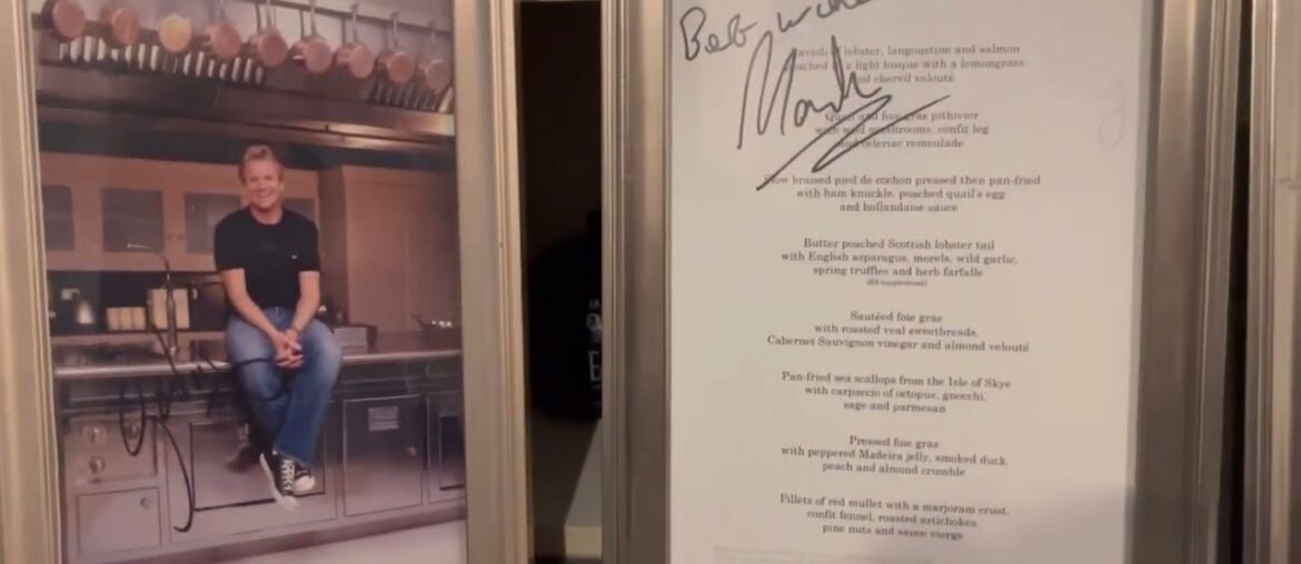 3 Michelin star restaurant Gordon Ramsay