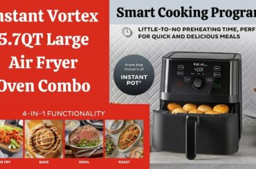 Air Fryer Oven Combo,Instant Vortex,Smart Cooking Programs