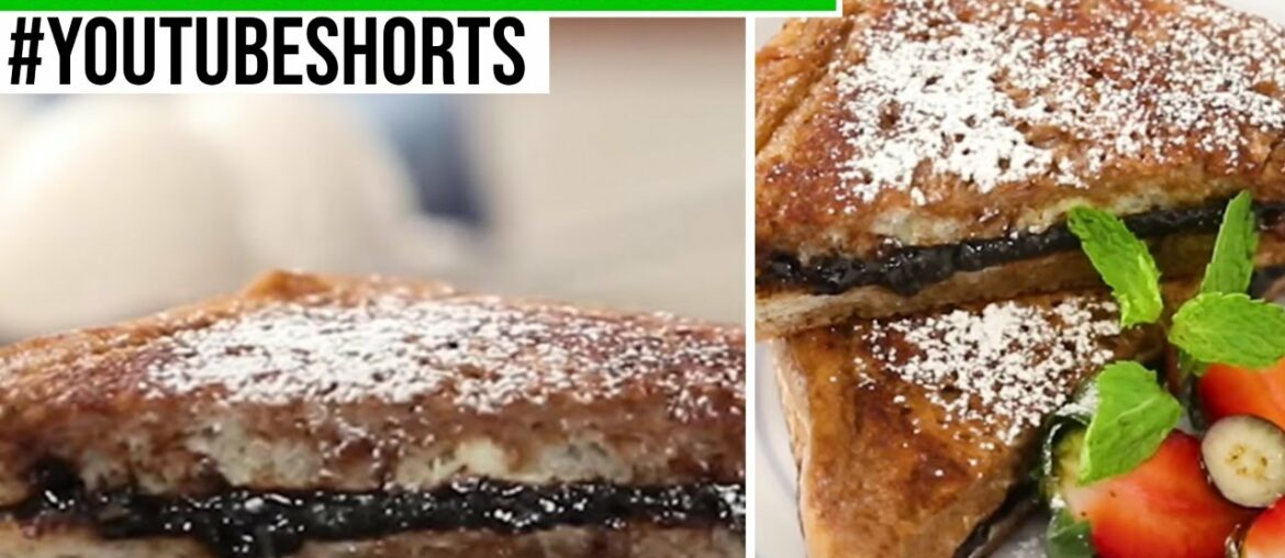 Chocolate French Toast | #Shorts | Sanjeev Kapoor Khazana