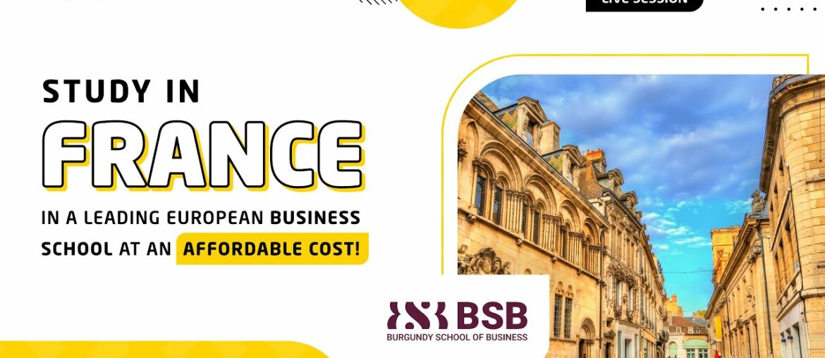 Live Session: Study in France at an affordable cost!