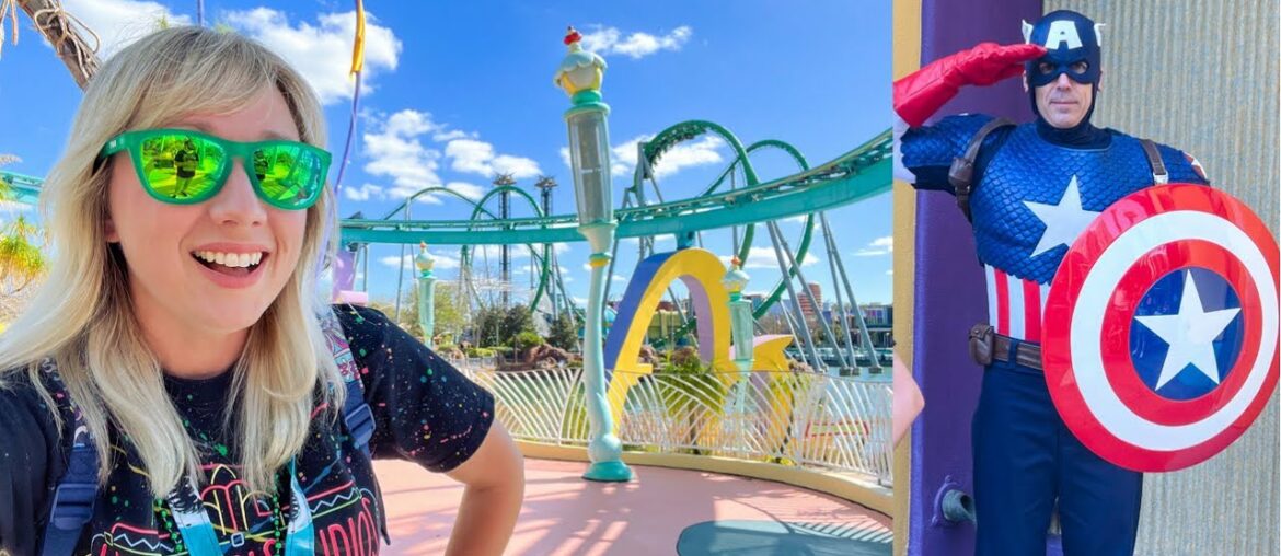 Universal Orlando President's Day Weekend 2022! New Food, Marvel Characters, Holiday Crowds & More!