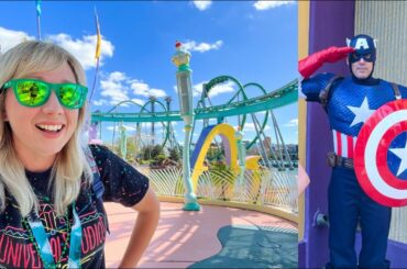 Universal Orlando President's Day Weekend 2022! New Food, Marvel Characters, Holiday Crowds & More!