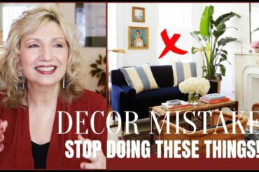STOP! 10 WORST DECORATING MISTAKES WE MAKE! - Apartment & Home