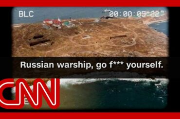 Ukrainian soldier after warning: 'Russian warship, go f*** yourself'
