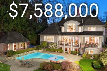 Touring a $7,588,000 French Country Estate with panoramic ocean views in White Rock, BC!