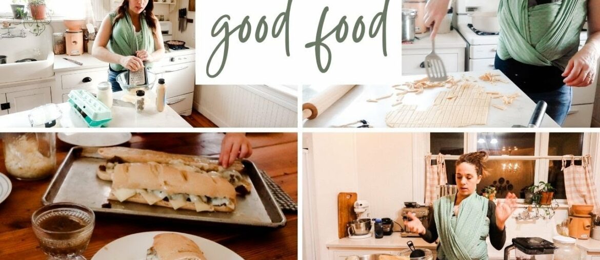 Home Cooked Food | Granola, Einkorn Egg Noodles, Sourdough French Dip