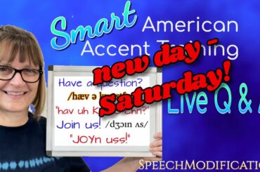 Free American Accent Training: Live Q & A for American English Pronunciation