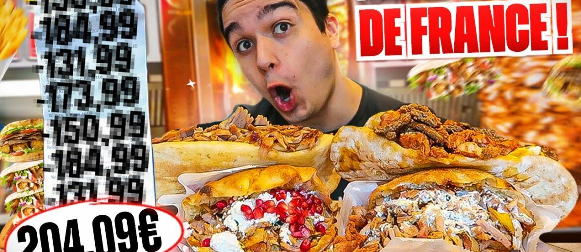 JE COMMANDE LES KEBABS LES PLUS CHERS DE FRANCE !