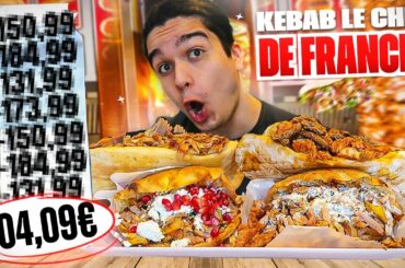 JE COMMANDE LES KEBABS LES PLUS CHERS DE FRANCE !