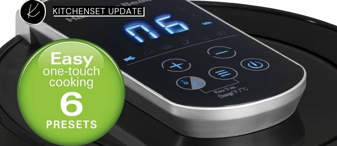 Hamilton Beach Air Fryer Oven 3.7 Quarts, Digital with 6 Presets, Easy to Clean Nonstick Basket Hamilton Beach Air Fryer Oven 3.7 Quarts, Digital with 6 Presets, Easy to Clean Nonstick Basket