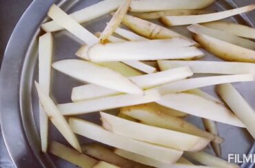 French Fries with Tea#Guest Episode /Snack recipe.