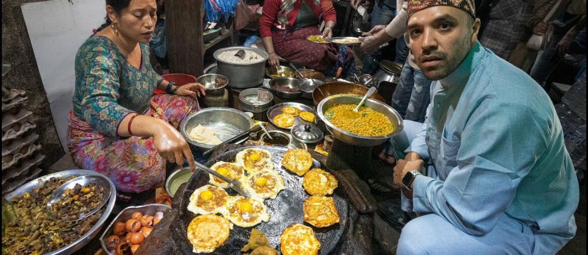 Trying The Most Unique Nepali Street Food!