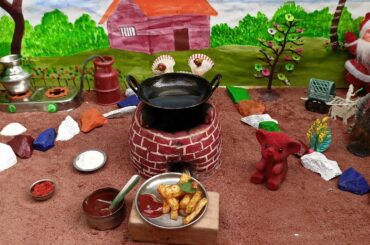 Crispy French Fries Recipe // Ep-12 // Mini Cooking // Miniature Easy French Fries Recipe