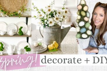 SPRING KITCHEN DECORATING IDEAS + SPRING DECOR DIY | SPRING CLEAN AND DECORATE | Jessica Giffin