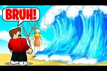 CAN CHOP BEAT ROBLOX SQUID GAME TSUNAMI GAME IN ROBLOX