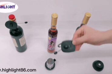 Highlight EAS Anti-Theft Bottle Hard Tag Wine Bottle Protective For Supermarket Shelves