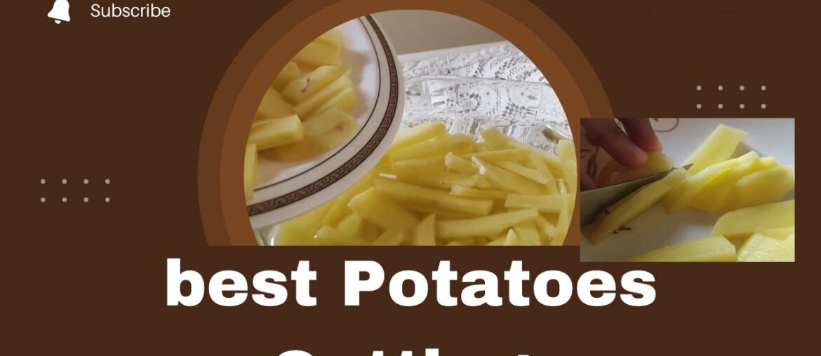 How to Cut Potatoes to Make Crispy Homemade French Fries Recipe How to Cut Potatoes to Make Crispy Homemade French Fries Recipe