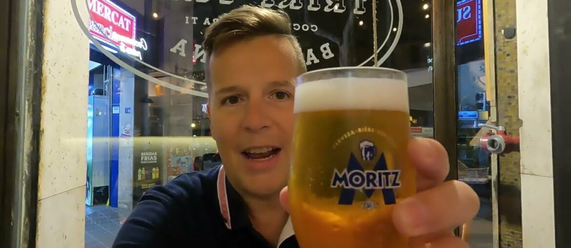 Eating Patatas Bravas Gourmet (spicy fried potatoes) & Morcilla (Blood Sausage) in Barcelona. Eating Patatas Bravas Gourmet (spicy fried potatoes) & Morcilla (Blood Sausage) in Barcelona.