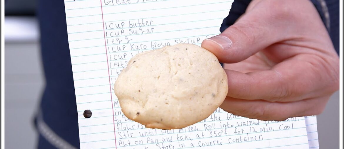 Great Grandma's Peppernuts Recipe - From A Viewer - Glen And Friends Cooking