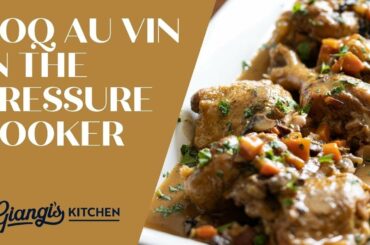 Coq au Vin in the Pressure Cooker - Classic French Recipe