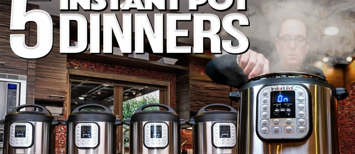 5 INSANELY DELICIOUS YET INSANELY EASY INSTANT POT DINNER RECIPES | SAM THE COOKING GUY 5 INSANELY DELICIOUS YET INSANELY EASY INSTANT POT DINNER RECIPES | SAM THE COOKING GUY