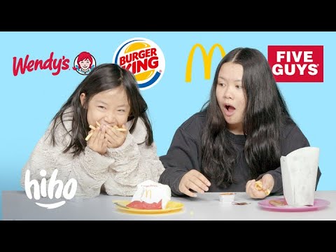 Siblings Try Iconic Fast Food Fries | Kids Try | HiHo Kids Siblings Try Iconic Fast Food Fries | Kids Try | HiHo Kids