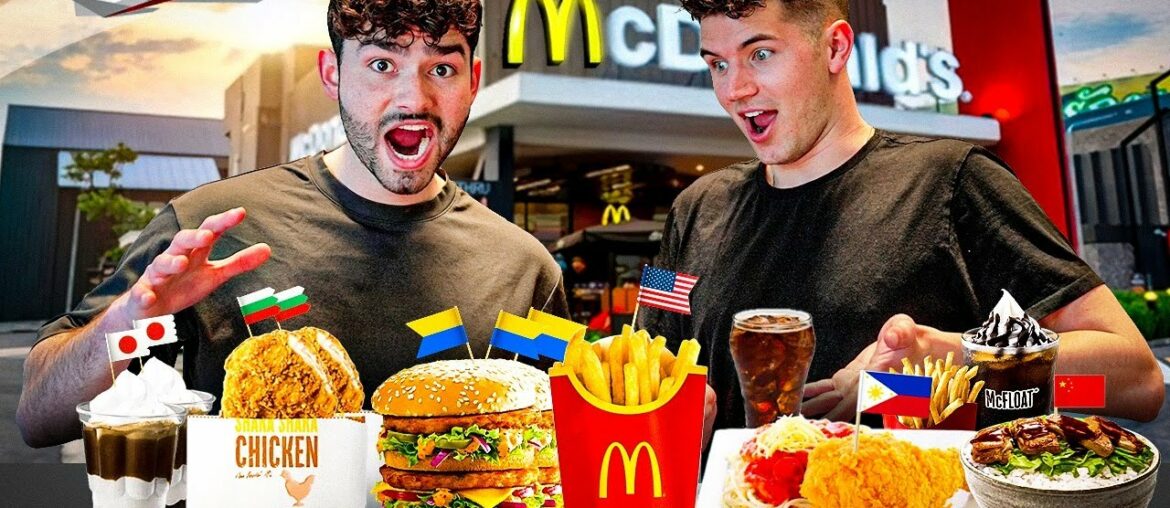 Tasting McDonald's From Around The World (ft. Dental Digest)