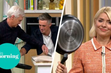 'Catch Me If You Pan!' Can Holly & Phil Flip Their Way To a World Record? Part.2 | This Morning