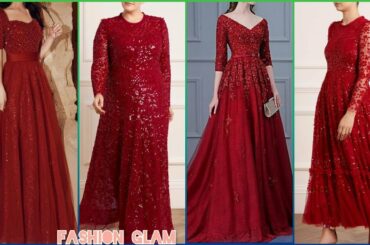 Long French Lace Illusion Ball Gowns/Red Wine Lace Applique Wedding Party Dress/Red Prom Gowns 2022