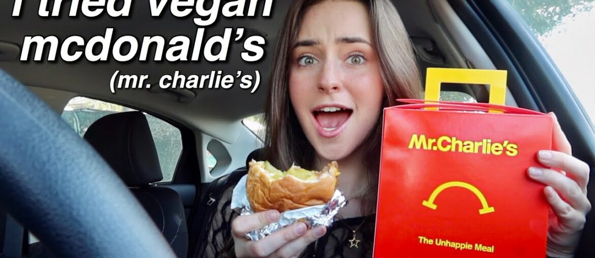TRYING VEGAN MCDONALD'S (Mr. Charlie's)