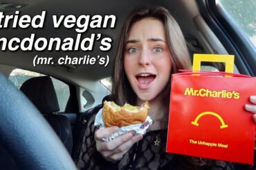 TRYING VEGAN MCDONALD'S (Mr. Charlie's)