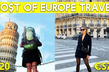 How Much 24 HOURS In Europe Costs - Flights, Accommodation, Transportation + Food