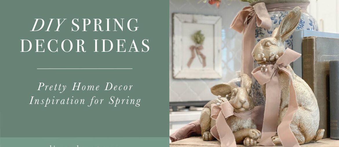 DIY Spring Decor Ideas, French Cottage Farmhouse Inspiration, Spring Craft Ideas