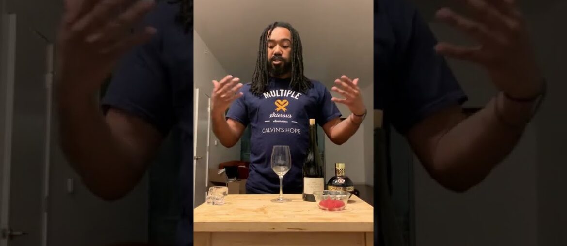 Detroit Institute of Arts "Wine Down Wednesdays" BHM '21 Kir cocktail demo