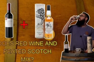 DOES IT MIX? - I CALL IT "THE CONNOISSEUR SPECIAL" - RED WINE AND ISLAY PEATED SCOTCH