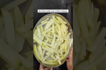 how to make french fries at home | french fries recipe #short