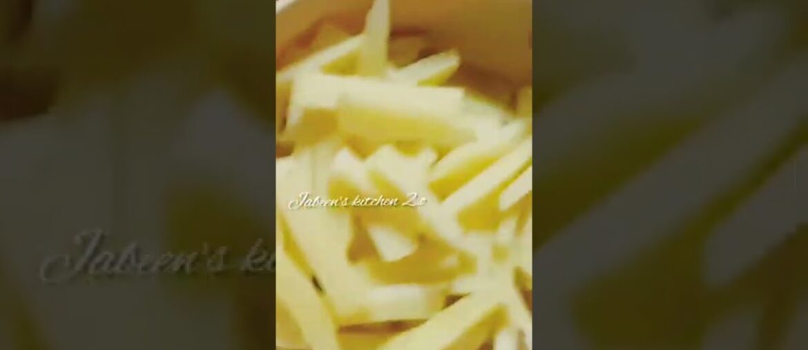 Restaurant Style Crispy French fries #shorts Sub| detail recipe video link pls Check First comment