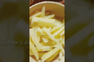 Restaurant Style Crispy French fries #shorts Sub| detail recipe video link pls Check First comment