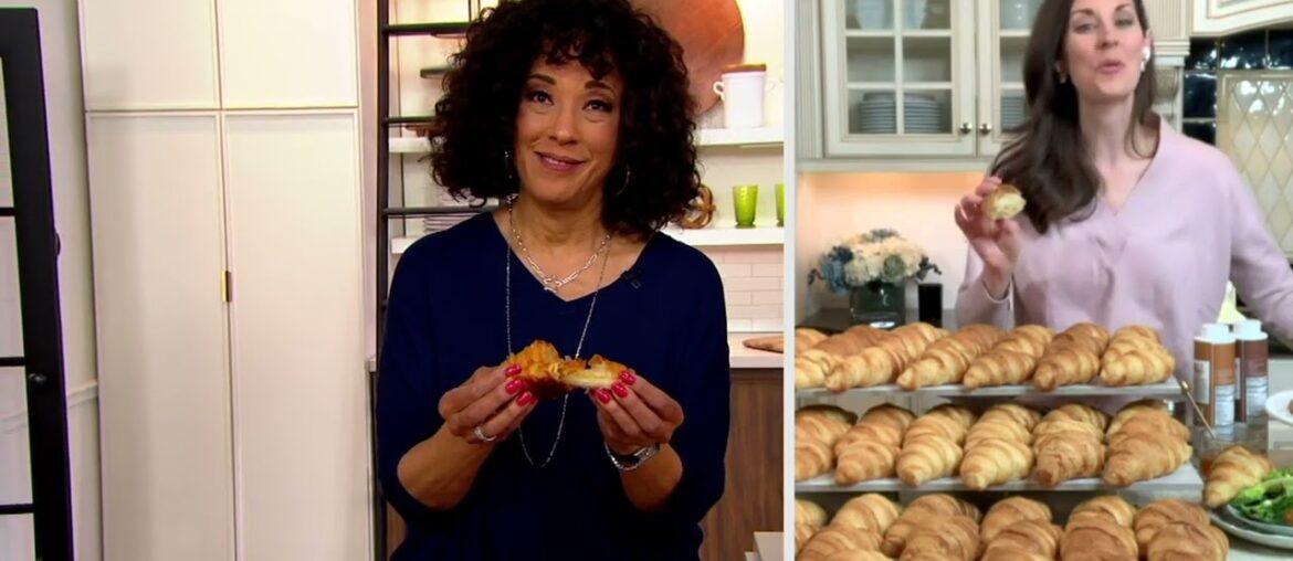 Authentic Gourmet 20, 40, or 60 French Butter Croissants on QVC