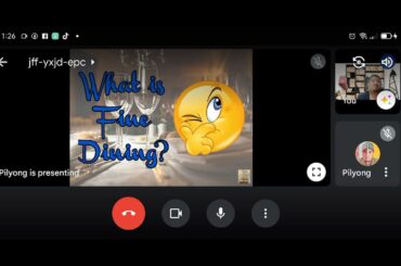 RESOURCE SPEAKER: A WALK THROUGH AN UPSCALE DINING THE WORLD OF FINE DINING RESTO