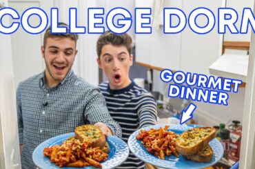 Cooking A Gourmet Dinner Date In A College Dorm | Eitan Bernath