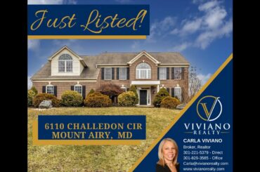 JUST LISTED - 6110 Challedon Circle, Mount Airy, MD