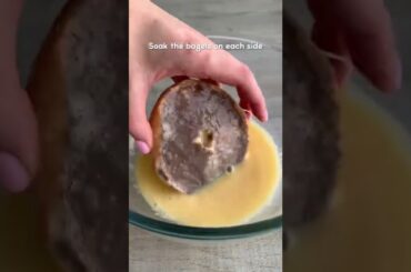 Cinnamon Roll French Toast Bagel Recipe