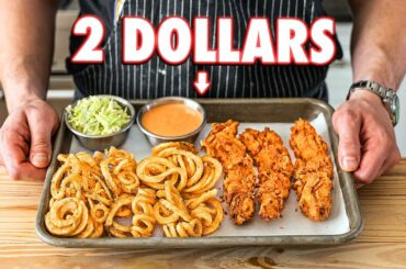 The 2 Dollar Chicken Tender Meal | But Cheaper