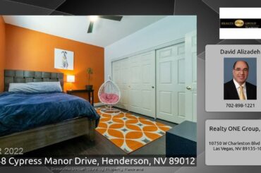 1748 Cypress Manor Drive, Henderson, NV 89012