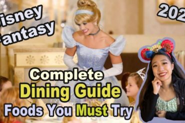 Dining Disney Fantasy Cruise Ship | Disney Cruise Food